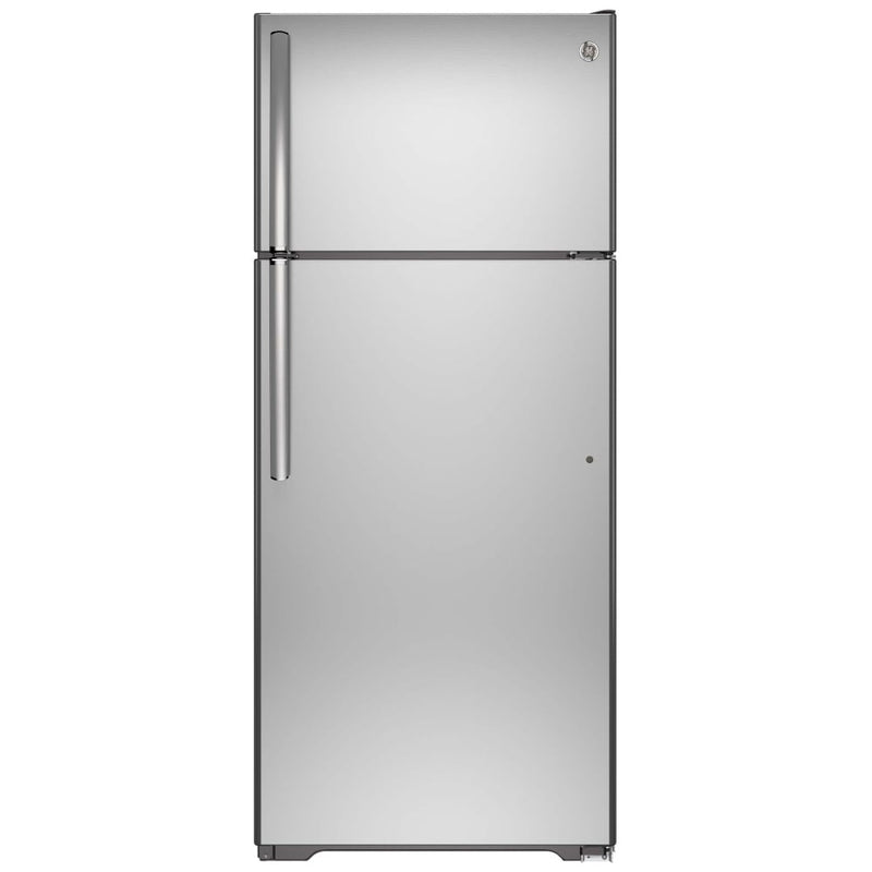 GE GTE18FSLKSS Top Freezer Refrigerator, 30 inch Width, 18 cu. ft. Capacity, ENERGY STAR Certified, Stainless Steel colour