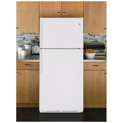 GE GTE18FTLKWW Top Freezer Refrigerator