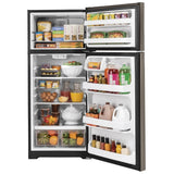 GE GTE18GMNRES Top Freezer Refrigerator, 28 inch Width, 17.5 cu. ft. Capacity, Optional Ice Maker (Special Order), ENERGY STAR Certified, Slate colour