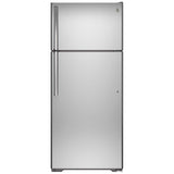 GE GTS18FSLKSS Top Freezer Refrigerator, 30 inch Width, 18 cu. ft. Capacity, Stainless Steel colour