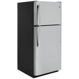 GE GTS18FSLKSS Top Freezer Refrigerator, 30 inch Width, 18 cu. ft. Capacity, Stainless Steel colour