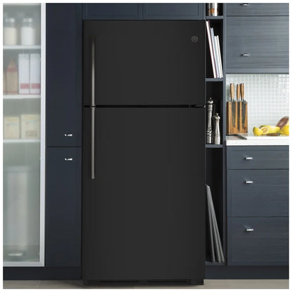 GE GTS18FTLKBB Top Freezer Refrigerator