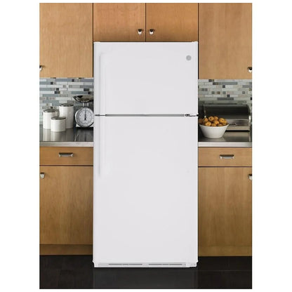 GE GTS18FTLKWW Top Freezer Refrigerator
