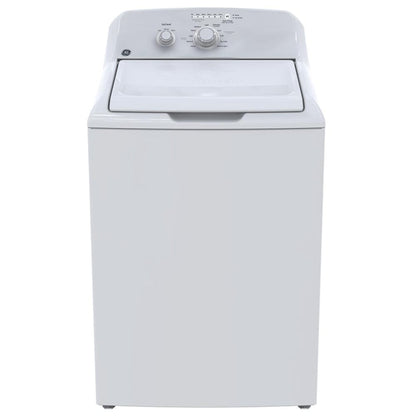 GE GTW302BMPWW Top Load Washer, 4.4 cu. ft., White, Agitator, 11 Wash Cycles, 800 RPM