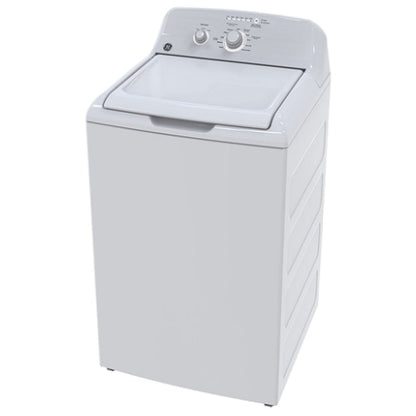 GE GTW302BMPWW Top Load Washer, 4.4 cu. ft., White, Agitator, 11 Wash Cycles, 800 RPM