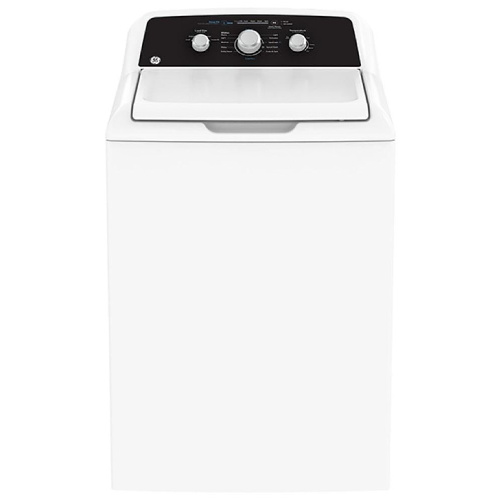GE GTW334BMRWS Top Load Washer, 27 inch Width, 4.4 cu. ft. Washer Capacity, 800 RPM Washer Spin Speed, 12 Wash Cycles, 6 Temperature Settings, White colour