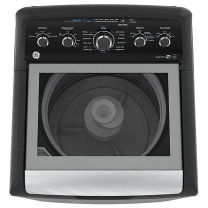 GE GTW491BMRDG Top Load Washer, 27 inch Width, 4.9 cu. ft. Washer Capacity, Agitator, 800 RPM Washer Spin Speed, 13 Wash Cycles, 6 Temperature Settings, Diamond Grey colour