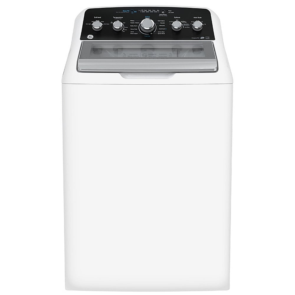 GE GTW491BMRWS Top Load Washer, 27 inch Width, 4.9 cu. ft. Washer Capacity, Agitator, 800 RPM Washer Spin Speed, 13 Wash Cycles, 6 Temperature Settings, White colour