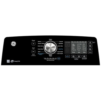 GE GTW681BMRDG Top Load Washer, 27 inch Width, 5.3 cu. ft. Washer Capacity, Impeller, 800 RPM Washer Spin Speed, 14 Wash Cycles, 6 Temperature Settings, ENERGY STAR Certified, Diamond Grey colour