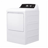 GE GTX34EBMRWS Electric Dryer, 6.2 cu. ft. Dryer Capacity, 13 Dry Cycles, Vented, White colour