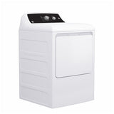 GE GTX34EBMRWS Electric Dryer, 6.2 cu. ft. Dryer Capacity, 13 Dry Cycles, Vented, White colour