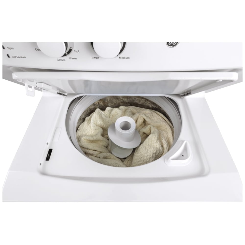 GE GUD24GSSMWW 24 inch Width Washer & Dryer Set
