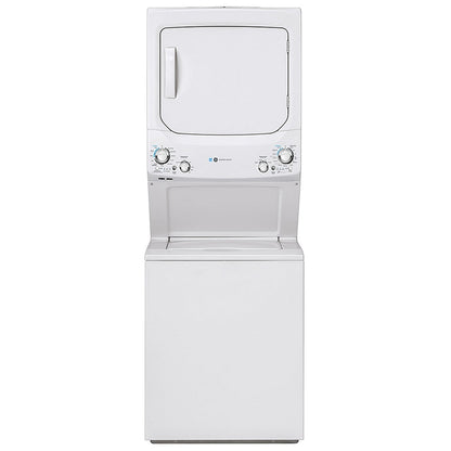 GE GUD27EEMNWW 27 inch Width Washer & Dryer Set