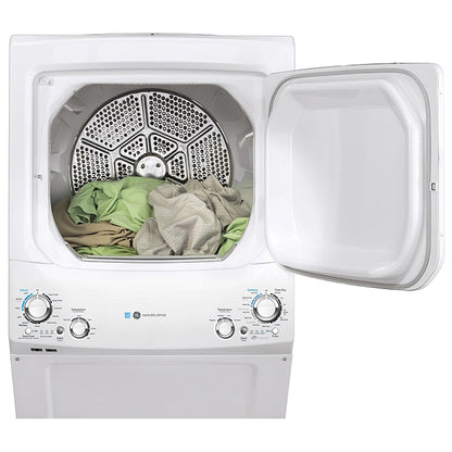 GE GUD27EEMNWW 27 inch Width Washer & Dryer Set