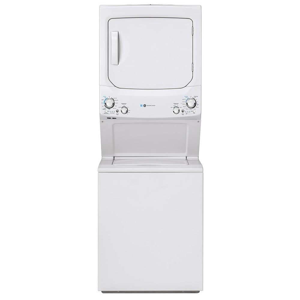 GE GUD27EEMNWW 27 inch Width Washer & Dryer Set