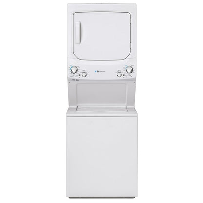 GE GUD27EEMNWW 27 inch Width Washer & Dryer Set