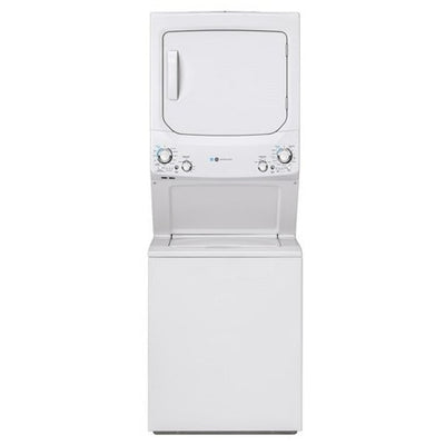 GE GUD27EEMNWW 27 inch Width Washer & Dryer Set