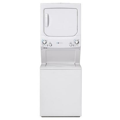GE GUD27EEMNWW 27 inch Width Washer & Dryer Set
