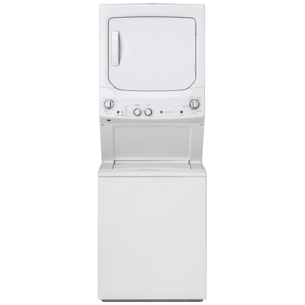 GE GUD27ESMMWW 27 inch Width Washer & Dryer Set