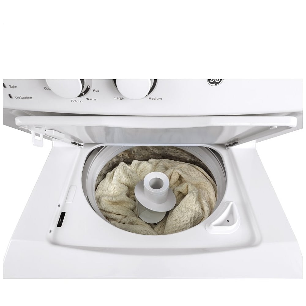 GE GUD27GSSMWW 27 inch Width Washer & Dryer Set