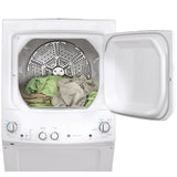 GE GUD27GSSMWW Laundry Center, Power Source: Gas, White colour
Washer: 4.4 cu. ft. Capacity, 27 inch Width, 9 Wash Cycles, 800 RPM Spin Speed
Dryer: 5.9 cu. ft. Capacity, Gas