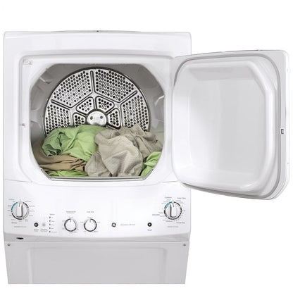GE GUD27GSSMWW 27 inch Width Washer & Dryer Set