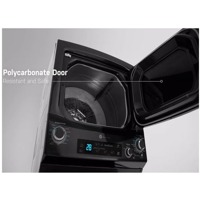 GE GUD57EEMTDG 26 1/2 inch Width Washer & Dryer Set