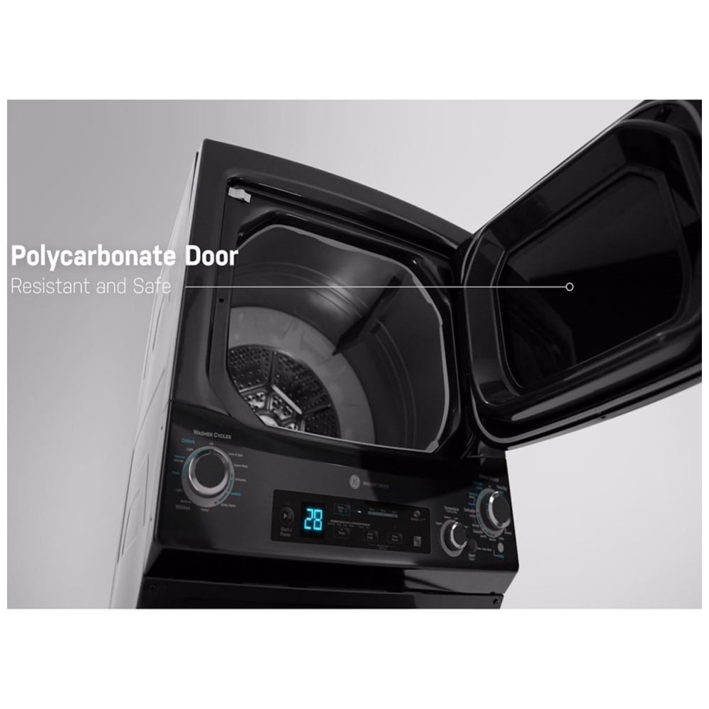 GE GUD57EEMTDG 26 1/2 inch Width Washer & Dryer Set