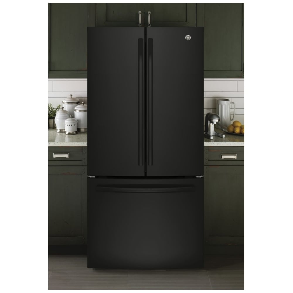 GE GWE19JGLBB French Door Refrigerator
