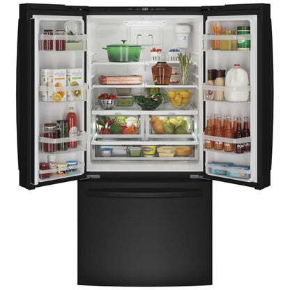 GE GWE19JGLBB French Door Refrigerator