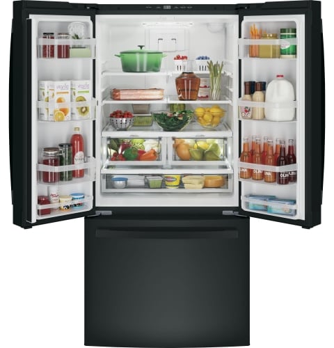 GE GWE19JGLBB French Door Refrigerator