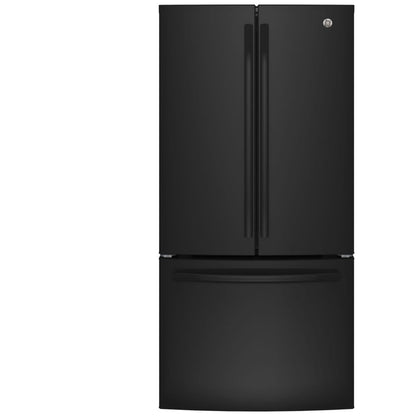 GE GWE19JGLBB French Door Refrigerator