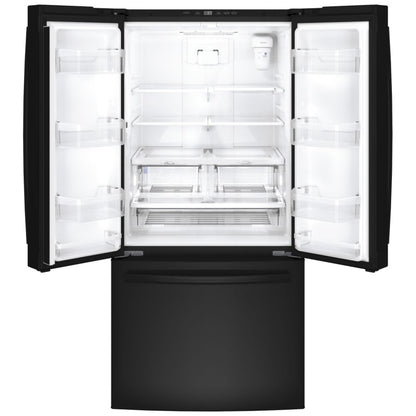GE GWE19JGLBB French Door Refrigerator