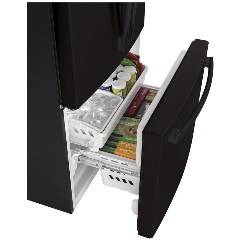 GE GWE19JGLBB French Door Refrigerator