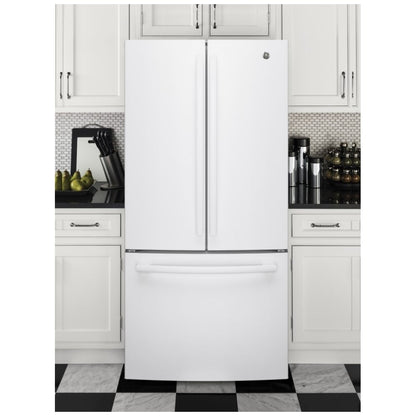GE GWE19JGLWW French Door Refrigerator