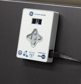 GE GWE19JGLWW Counter Depth French Door Refrigerator, 33 inch Width, 18.6 cu. ft. Capacity, Counter Depth, Water Dispenser (Interior), Ice Dispenser (Freezer Located), ENERGY STAR Certified, White colour