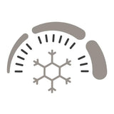 GE GWE19JMLES French Door Refrigerator, 33 inch Width, 18.6 cu. ft. Capacity, Counter Depth, Water Dispenser (Interior), Ice Dispenser (Freezer Located), ENERGY STAR Certified, Slate colour