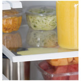 GE GWE22JYMFS French Door Refrigerator, 36 inch Width, 21.9 cu. ft. Capacity, Counter Depth, Water Dispenser (Interior), Ice Dispenser (Freezer Located), ENERGY STAR Certified, S colour