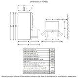 GE GWE23GYNFS Counter Depth French Door Refrigerator