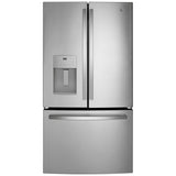 GE GYE21JYMFS Counter Depth French Door Refrigerator, 36 inch Width, 20.6 cu. ft. Capacity, Counter Depth, Water Dispenser (Exterior), Ice Dispenser (Thru Door), ENERGY STAR Certified, Stainless Steel colour