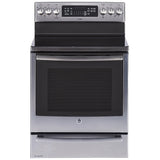 GE GZS22IYNFS Side by Side Counter Depth Refrigerator, 36 inch Width, Counter Depth, Ice Dispenser (Thru Door), Water Dispenser (Exterior), 21.8 cu. ft. Capacity, Stainless Steel colour