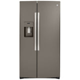GE GZS22IYNFS Side by Side Counter Depth Refrigerator, 36 inch Width, Counter Depth, Ice Dispenser (Thru Door), Water Dispenser (Exterior), 21.8 cu. ft. Capacity, Stainless Steel colour
