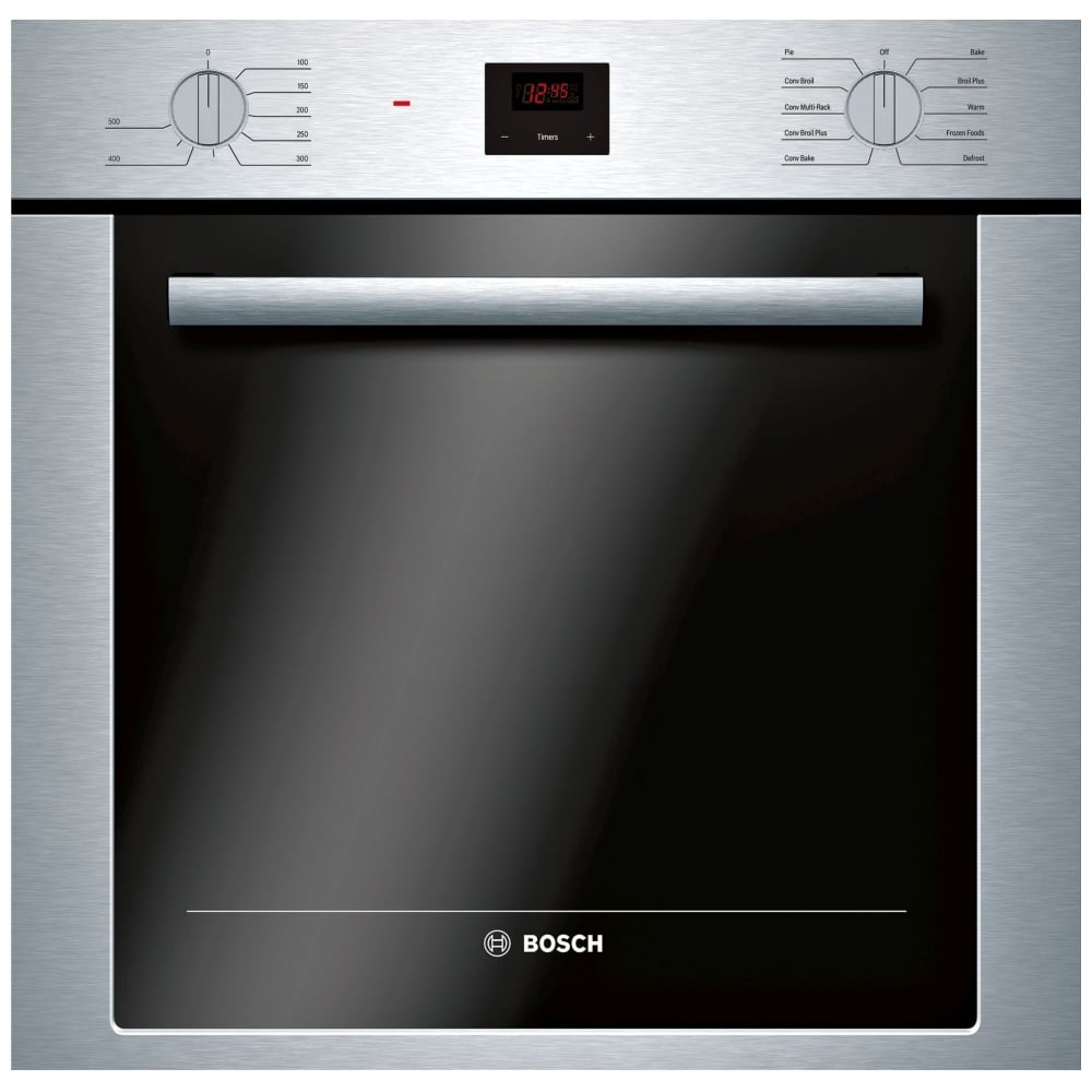 Bosch 500 Series Single Wall Oven 24'' Stainless Steel HBE5453UC