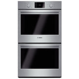 Bosch 500 Series HBL5651UC Double Wall Oven, 30 inch Exterior Width, One Oven Convection, Both Ovens Self Clean, 9.2 cu. ft. Capacity, Stainless Steel colour