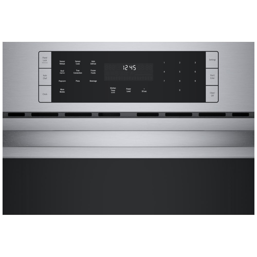 Bosch 500 Series HBL5754UC Microwave Wall Oven Combo, 30 inch Exterior Width, Convection, Self Clean, 6.2 cu. ft. Capacity, Temperature Probe, Stainless Steel colour