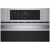 Bosch 500 Series HBL5754UC Microwave Wall Oven Combo, 30 inch Exterior Width, Convection, Self Clean, 6.2 cu. ft. Capacity, Temperature Probe, Stainless Steel colour