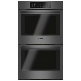 Bosch 800 Series Double Wall Oven | 30'' HBL8642UC | Front view