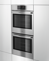 Bosch 800 Series HBL8651UC Double Wall Oven, 30 inch Exterior Width, One Oven Convection, Both Ovens Self Clean, 9.2 cu. ft. Capacity, Temperature Probe, Stainless Steel colour