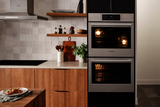 Bosch 800 Series HBL8651UC Double Wall Oven, 30 inch Exterior Width, One Oven Convection, Both Ovens Self Clean, 9.2 cu. ft. Capacity, Temperature Probe, Stainless Steel colour