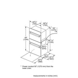 Bosch 800 Series HBL8753UC Microwave Wall Oven Combo Speed Oven, 30 inch Exterior Width, True Convection, One Oven Self Clean, 6.2 cu. ft. Capacity, Temperature Probe, Wifi Enabled, Stainless Steel colour